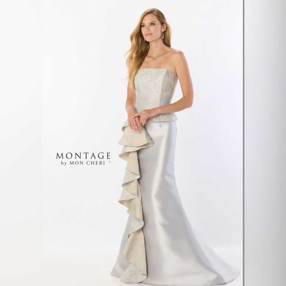 Silver Mikado Gown
